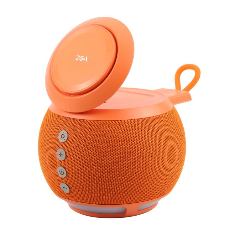 ZGA WX08 ลำโพงบลูทูธอเนกประสงค์ 15W พร้อมแท่นชาร์จโทรศัพท์และนาฬิกาไร้สาย, WX08