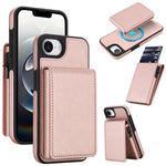 Retro Faux Leather Detachable Spring Loaded Card Bag Magnetic RFID Phone Case, For iPhone 17e / 16e, For iPhone 17 Pro Max, For iPhone 17 Pro, For iPhone 15 Plus, For iPhone 15, For iPhone 14 Plus, For iPhone 14 / 13, For iPhone 12 / 12 Pro