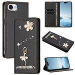 เคสโทรศัพท์หนังวีแกนแม่เหล็ก RFID ประดับเพชรลายสาวบัลเลต์ สำหรับ iPhone 17e / 16e, สำหรับ iPhone 17 Pro Max, สำหรับ iPhone 17 Pro, สำหรับ iPhone 17, สำหรับ iPhone Air, สำหรับ iPhone 16 Pro Max