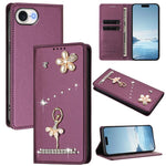 เคสโทรศัพท์หนังวีแกนแม่เหล็ก RFID ประดับเพชรลายสาวบัลเลต์ สำหรับ iPhone 17e / 16e, สำหรับ iPhone 17 Pro Max, สำหรับ iPhone 17 Pro, สำหรับ iPhone 17, สำหรับ iPhone Air, สำหรับ iPhone 16 Pro Max