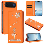 เคสโทรศัพท์หนังวีแกนแม่เหล็ก RFID ประดับเพชรลายสาวบัลเลต์ สำหรับ iPhone 17e / 16e, สำหรับ iPhone 17 Pro Max, สำหรับ iPhone 17 Pro, สำหรับ iPhone 17, สำหรับ iPhone Air, สำหรับ iPhone 16 Pro Max
