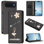 เคสโทรศัพท์หนังวีแกนแม่เหล็ก RFID ประดับเพชรลายสาวบัลเลต์ สำหรับ iPhone 17e / 16e, สำหรับ iPhone 17 Pro Max, สำหรับ iPhone 17 Pro, สำหรับ iPhone 17, สำหรับ iPhone Air, สำหรับ iPhone 16 Pro Max