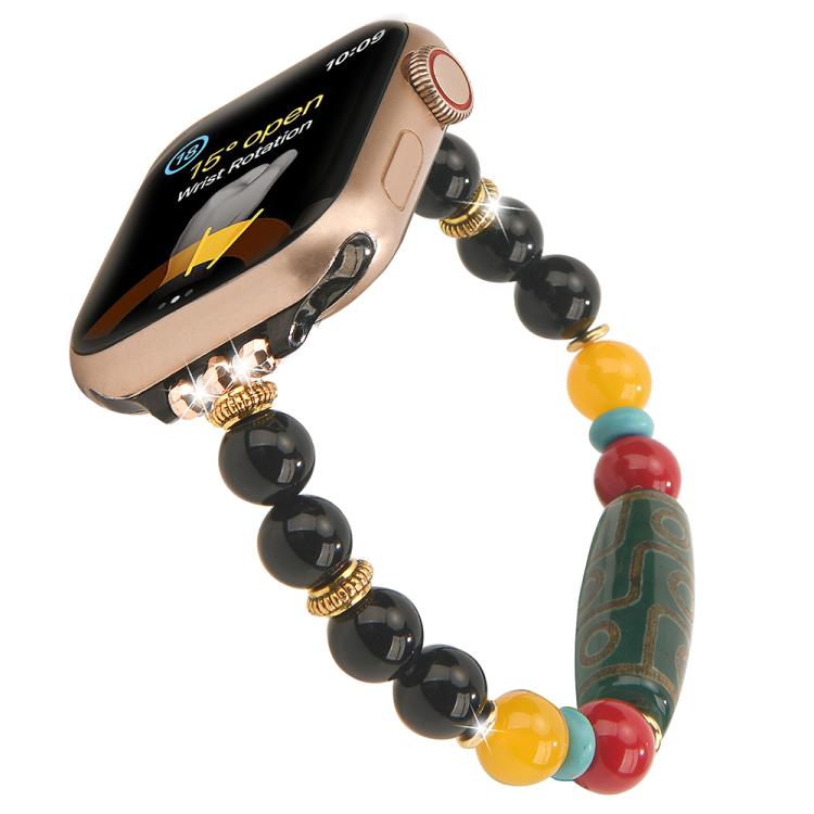 Tibetan Beaded Bracelet Watch Band, For Apple Watch 46mm / 49mm / 45mm / 44mm, For Apple Watch 42mm / 41mm / 40mm / 38mm