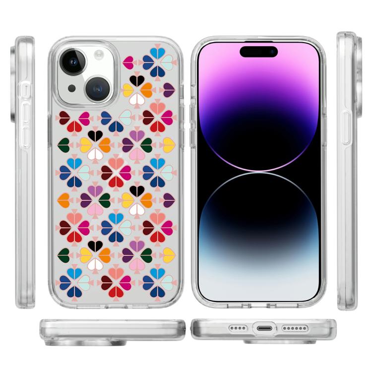 เคสโทรศัพท์ลายหัวใจคริสตัลใสสีแดง, สำหรับ iPhone 13