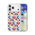 เคสโทรศัพท์ลายหัวใจสีแดงคริสตัลใส สำหรับ iPhone 17 Pro Max, สำหรับ iPhone 17 Pro