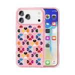 เคสโทรศัพท์ลายหัวใจสีแดงคริสตัลใส สำหรับ iPhone 17 Pro Max, สำหรับ iPhone 17 Pro