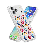 เคสโทรศัพท์ลายหัวใจสีแดงคริสตัลใส สำหรับ iPhone 17 Pro Max, สำหรับ iPhone 17 Pro