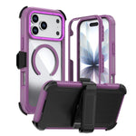เคสโทรศัพท์อะคริลิกแบบครอบคลุมเต็มที่พร้อมคลิปหลังแม่เหล็ก สำหรับ iPhone 17 Pro Max, สำหรับ iPhone 17 Pro, สำหรับ iPhone 17, สำหรับ iPhone Air, สำหรับ iPhone 16 Pro Max, สำหรับ iPhone 16 Pro