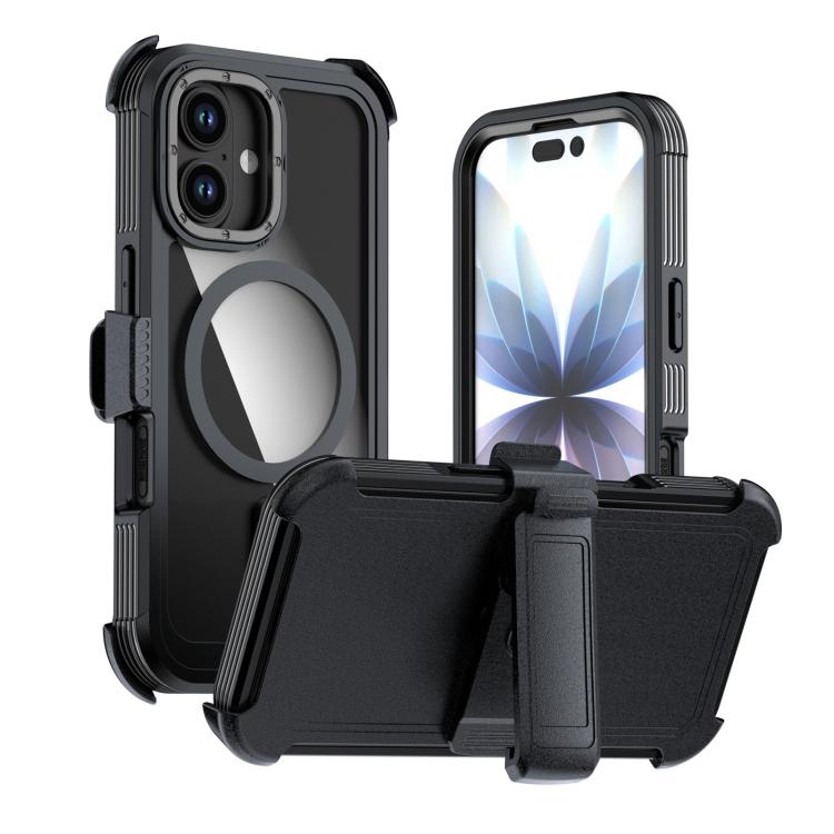 เคสโทรศัพท์อะคริลิกแบบครอบคลุมเต็มที่พร้อมคลิปหลังแม่เหล็ก สำหรับ iPhone 17 Pro Max, สำหรับ iPhone 17 Pro, สำหรับ iPhone 17, สำหรับ iPhone Air, สำหรับ iPhone 16 Pro Max, สำหรับ iPhone 16 Pro