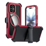 เคสโทรศัพท์อะคริลิกแบบครอบคลุมเต็มที่พร้อมคลิปหลังแม่เหล็ก สำหรับ iPhone 17 Pro Max, สำหรับ iPhone 17 Pro, สำหรับ iPhone 17, สำหรับ iPhone Air, สำหรับ iPhone 16 Pro Max, สำหรับ iPhone 16 Pro