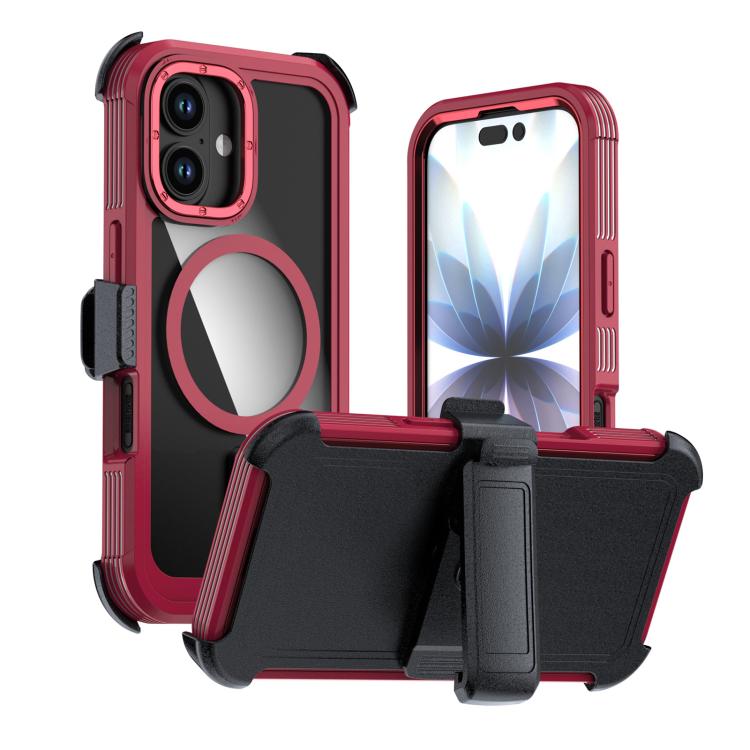 เคสโทรศัพท์อะคริลิกแบบครอบคลุมเต็มที่พร้อมคลิปหลังแม่เหล็ก สำหรับ iPhone 17 Pro Max, สำหรับ iPhone 17 Pro, สำหรับ iPhone 17, สำหรับ iPhone Air, สำหรับ iPhone 16 Pro Max, สำหรับ iPhone 16 Pro
