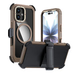 เคสโทรศัพท์อะคริลิกแบบครอบคลุมเต็มที่พร้อมคลิปหลังแม่เหล็ก สำหรับ iPhone 17 Pro Max, สำหรับ iPhone 17 Pro, สำหรับ iPhone 17, สำหรับ iPhone Air, สำหรับ iPhone 16 Pro Max, สำหรับ iPhone 16 Pro