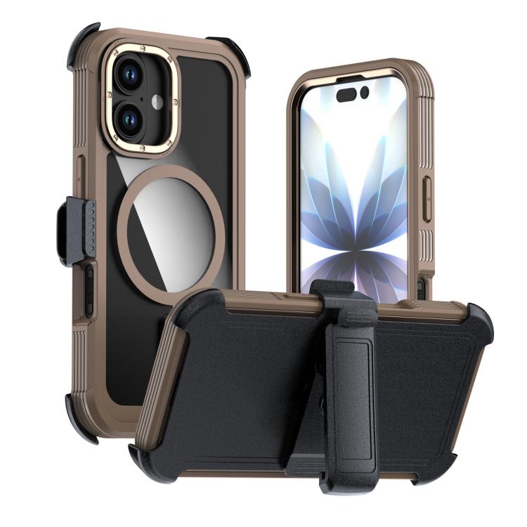 เคสโทรศัพท์อะคริลิกแบบครอบคลุมเต็มที่พร้อมคลิปหลังแม่เหล็ก สำหรับ iPhone 17 Pro Max, สำหรับ iPhone 17 Pro, สำหรับ iPhone 17, สำหรับ iPhone Air, สำหรับ iPhone 16 Pro Max, สำหรับ iPhone 16 Pro