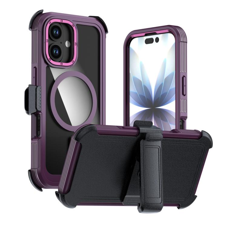 เคสโทรศัพท์อะคริลิกแบบครอบคลุมเต็มที่พร้อมคลิปหลังแม่เหล็ก สำหรับ iPhone 17 Pro Max, สำหรับ iPhone 17 Pro, สำหรับ iPhone 17, สำหรับ iPhone Air, สำหรับ iPhone 16 Pro Max, สำหรับ iPhone 16 Pro