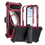 เคสโทรศัพท์อะคริลิกแบบครอบคลุมเต็มที่พร้อมคลิปหลังแม่เหล็ก สำหรับ iPhone 17 Pro Max, สำหรับ iPhone 17 Pro, สำหรับ iPhone 17, สำหรับ iPhone Air, สำหรับ iPhone 16 Pro Max, สำหรับ iPhone 16 Pro