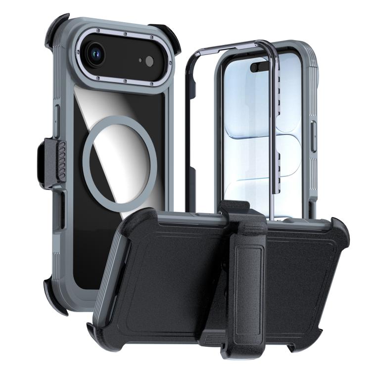 เคสโทรศัพท์อะคริลิกแบบครอบคลุมเต็มที่พร้อมคลิปหลังแม่เหล็ก สำหรับ iPhone 17 Pro Max, สำหรับ iPhone 17 Pro, สำหรับ iPhone 17, สำหรับ iPhone Air, สำหรับ iPhone 16 Pro Max, สำหรับ iPhone 16 Pro