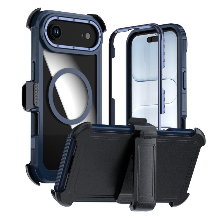 เคสโทรศัพท์อะคริลิกแบบครอบคลุมเต็มที่พร้อมคลิปหลังแม่เหล็ก สำหรับ iPhone 17 Pro Max, สำหรับ iPhone 17 Pro, สำหรับ iPhone 17, สำหรับ iPhone Air, สำหรับ iPhone 16 Pro Max, สำหรับ iPhone 16 Pro