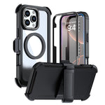 เคสโทรศัพท์อะคริลิกแบบครอบคลุมเต็มที่พร้อมคลิปหลังแม่เหล็ก สำหรับ iPhone 17 Pro Max, สำหรับ iPhone 17 Pro, สำหรับ iPhone 17, สำหรับ iPhone Air, สำหรับ iPhone 16 Pro Max, สำหรับ iPhone 16 Pro