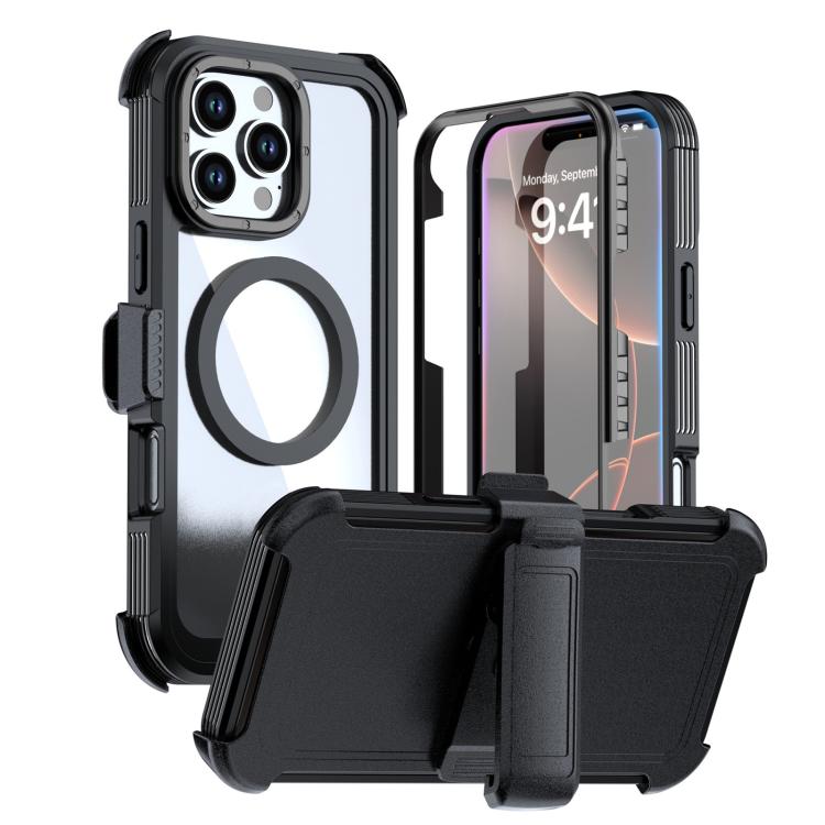 เคสโทรศัพท์อะคริลิกแบบครอบคลุมเต็มที่พร้อมคลิปหลังแม่เหล็ก สำหรับ iPhone 17 Pro Max, สำหรับ iPhone 17 Pro, สำหรับ iPhone 17, สำหรับ iPhone Air, สำหรับ iPhone 16 Pro Max, สำหรับ iPhone 16 Pro