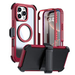 เคสโทรศัพท์อะคริลิกแบบครอบคลุมเต็มที่พร้อมคลิปหลังแม่เหล็ก สำหรับ iPhone 17 Pro Max, สำหรับ iPhone 17 Pro, สำหรับ iPhone 17, สำหรับ iPhone Air, สำหรับ iPhone 16 Pro Max, สำหรับ iPhone 16 Pro
