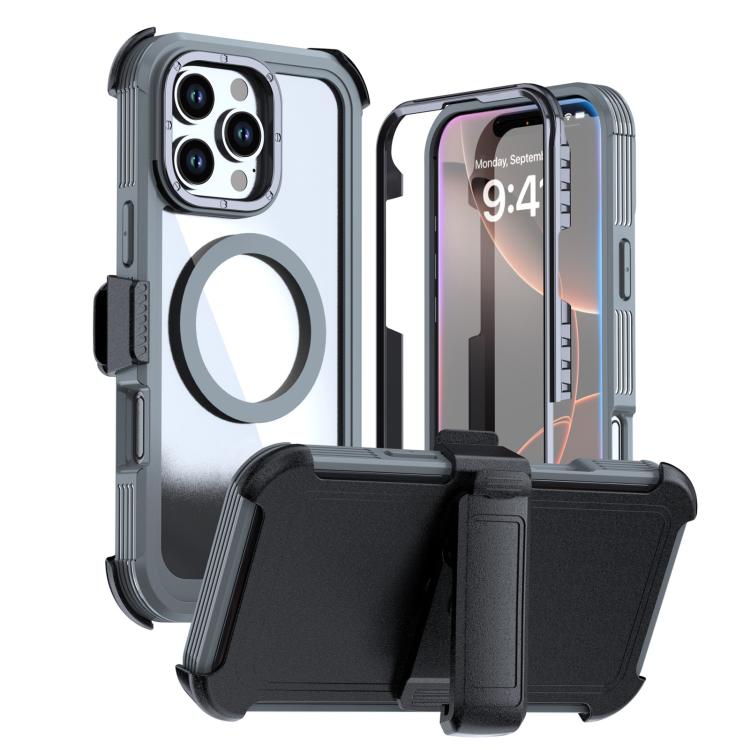 เคสโทรศัพท์อะคริลิกแบบครอบคลุมเต็มที่พร้อมคลิปหลังแม่เหล็ก สำหรับ iPhone 17 Pro Max, สำหรับ iPhone 17 Pro, สำหรับ iPhone 17, สำหรับ iPhone Air, สำหรับ iPhone 16 Pro Max, สำหรับ iPhone 16 Pro