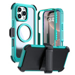 เคสโทรศัพท์อะคริลิกแบบครอบคลุมเต็มที่พร้อมคลิปหลังแม่เหล็ก สำหรับ iPhone 17 Pro Max, สำหรับ iPhone 17 Pro, สำหรับ iPhone 17, สำหรับ iPhone Air, สำหรับ iPhone 16 Pro Max, สำหรับ iPhone 16 Pro