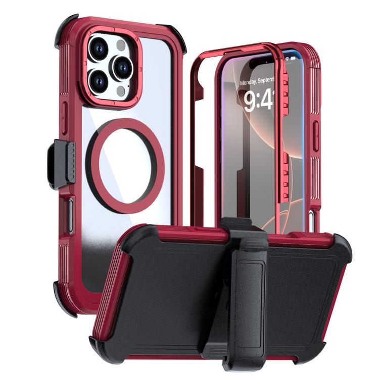 เคสโทรศัพท์อะคริลิกแบบครอบคลุมเต็มที่พร้อมคลิปหลังแม่เหล็ก สำหรับ iPhone 17 Pro Max, สำหรับ iPhone 17 Pro, สำหรับ iPhone 17, สำหรับ iPhone Air, สำหรับ iPhone 16 Pro Max, สำหรับ iPhone 16 Pro