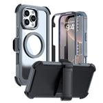 เคสโทรศัพท์อะคริลิกแบบครอบคลุมเต็มที่พร้อมคลิปหลังแม่เหล็ก สำหรับ iPhone 17 Pro Max, สำหรับ iPhone 17 Pro, สำหรับ iPhone 17, สำหรับ iPhone Air, สำหรับ iPhone 16 Pro Max, สำหรับ iPhone 16 Pro