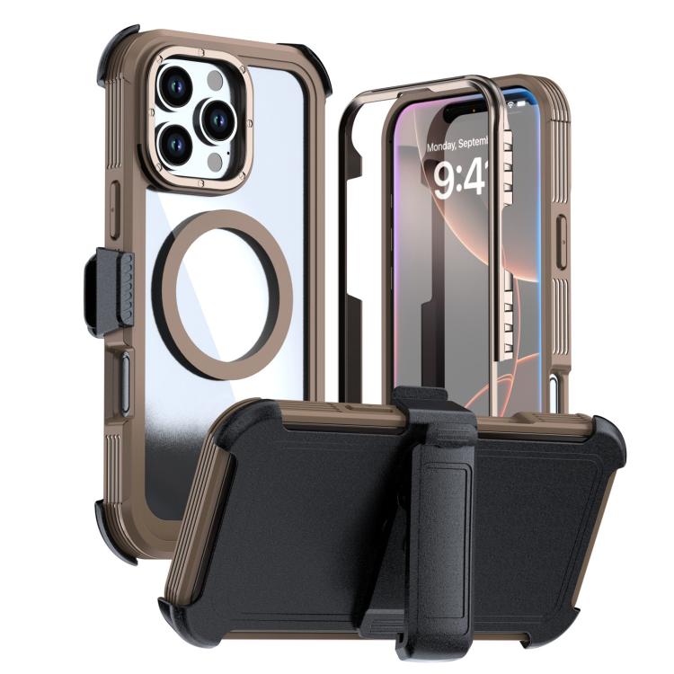เคสโทรศัพท์อะคริลิกแบบครอบคลุมเต็มที่พร้อมคลิปหลังแม่เหล็ก สำหรับ iPhone 17 Pro Max, สำหรับ iPhone 17 Pro, สำหรับ iPhone 17, สำหรับ iPhone Air, สำหรับ iPhone 16 Pro Max, สำหรับ iPhone 16 Pro