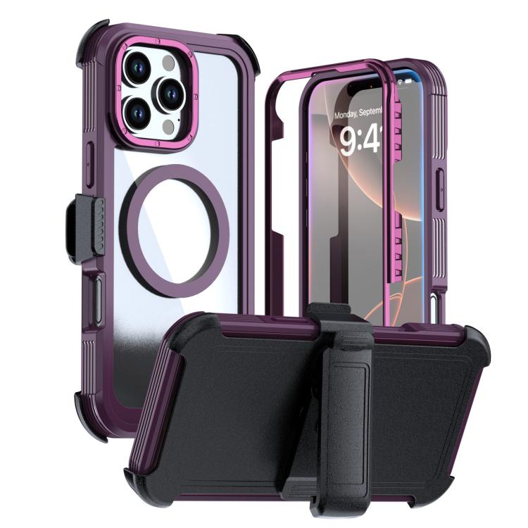 เคสโทรศัพท์อะคริลิกแบบครอบคลุมเต็มที่พร้อมคลิปหลังแม่เหล็ก สำหรับ iPhone 17 Pro Max, สำหรับ iPhone 17 Pro, สำหรับ iPhone 17, สำหรับ iPhone Air, สำหรับ iPhone 16 Pro Max, สำหรับ iPhone 16 Pro