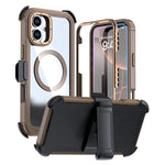 เคสโทรศัพท์อะคริลิกแบบครอบคลุมเต็มที่พร้อมคลิปหลังแม่เหล็ก สำหรับ iPhone 16 Plus, สำหรับ iPhone 16, สำหรับ iPhone 15 Pro Max, สำหรับ iPhone 15 Pro, สำหรับ iPhone 15 Plus / 14 Plus, สำหรับ iPhone 15