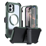 เคสโทรศัพท์อะคริลิกแบบครอบคลุมเต็มที่พร้อมคลิปหลังแม่เหล็ก สำหรับ iPhone 16 Plus, สำหรับ iPhone 16, สำหรับ iPhone 15 Pro Max, สำหรับ iPhone 15 Pro, สำหรับ iPhone 15 Plus / 14 Plus, สำหรับ iPhone 15
