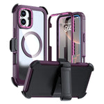 เคสโทรศัพท์อะคริลิกแบบครอบคลุมเต็มที่พร้อมคลิปหลังแม่เหล็ก สำหรับ iPhone 16 Plus, สำหรับ iPhone 16, สำหรับ iPhone 15 Pro Max, สำหรับ iPhone 15 Pro, สำหรับ iPhone 15 Plus / 14 Plus, สำหรับ iPhone 15