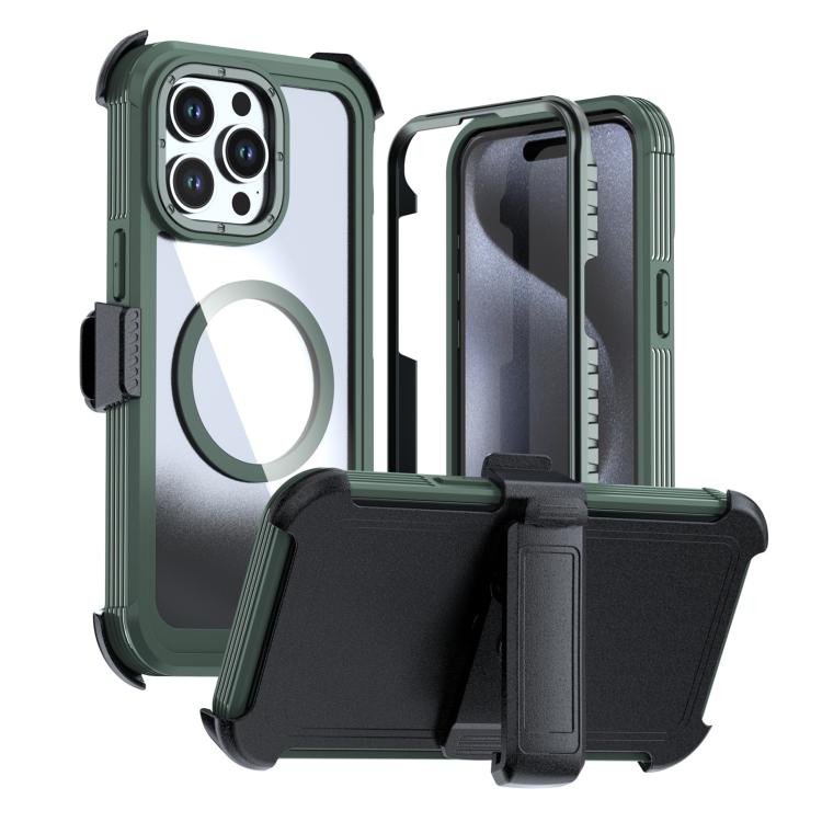 เคสโทรศัพท์อะคริลิกแบบครอบคลุมเต็มที่พร้อมคลิปหลังแม่เหล็ก สำหรับ iPhone 16 Plus, สำหรับ iPhone 16, สำหรับ iPhone 15 Pro Max, สำหรับ iPhone 15 Pro, สำหรับ iPhone 15 Plus / 14 Plus, สำหรับ iPhone 15