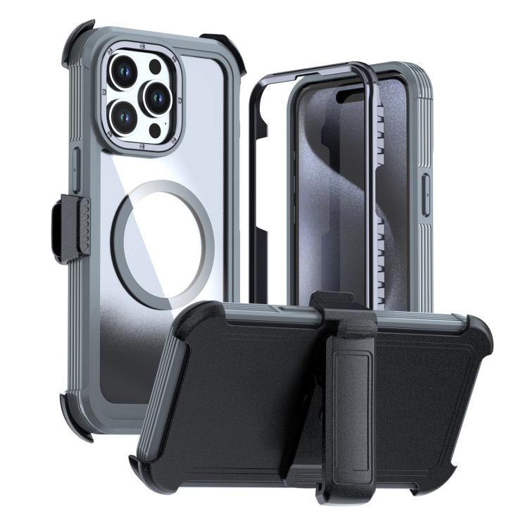เคสโทรศัพท์อะคริลิกแบบครอบคลุมเต็มที่พร้อมคลิปหลังแม่เหล็ก สำหรับ iPhone 16 Plus, สำหรับ iPhone 16, สำหรับ iPhone 15 Pro Max, สำหรับ iPhone 15 Pro, สำหรับ iPhone 15 Plus / 14 Plus, สำหรับ iPhone 15