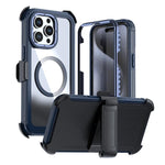 เคสโทรศัพท์อะคริลิกแบบครอบคลุมเต็มที่พร้อมคลิปหลังแม่เหล็ก สำหรับ iPhone 16 Plus, สำหรับ iPhone 16, สำหรับ iPhone 15 Pro Max, สำหรับ iPhone 15 Pro, สำหรับ iPhone 15 Plus / 14 Plus, สำหรับ iPhone 15
