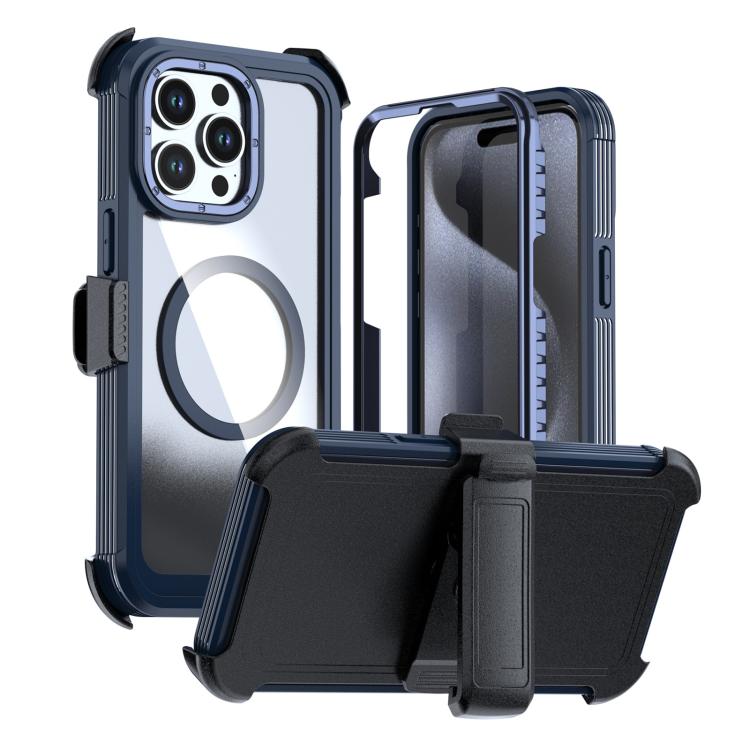 เคสโทรศัพท์อะคริลิกแบบครอบคลุมเต็มที่พร้อมคลิปหลังแม่เหล็ก สำหรับ iPhone 16 Plus, สำหรับ iPhone 16, สำหรับ iPhone 15 Pro Max, สำหรับ iPhone 15 Pro, สำหรับ iPhone 15 Plus / 14 Plus, สำหรับ iPhone 15