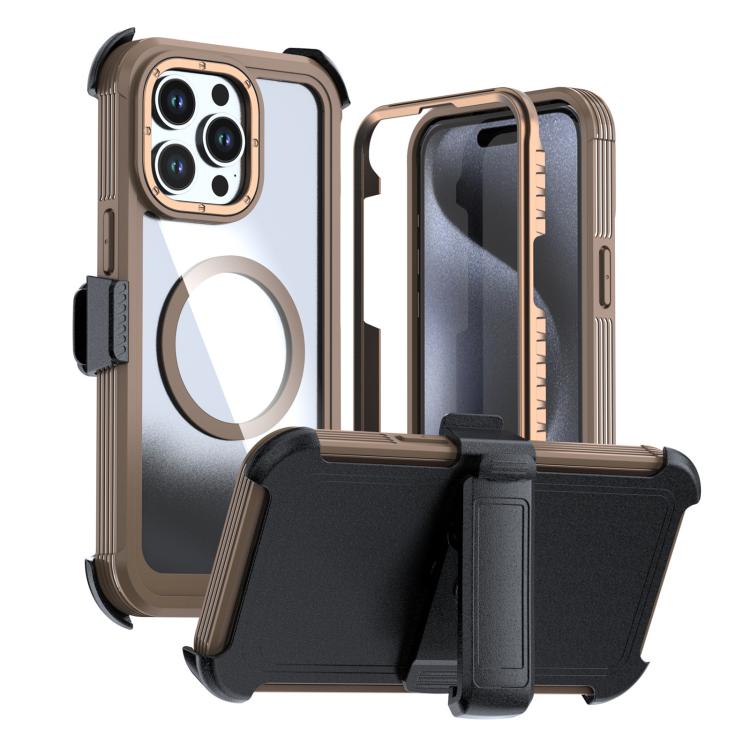 เคสโทรศัพท์อะคริลิกแบบครอบคลุมเต็มที่พร้อมคลิปหลังแม่เหล็ก สำหรับ iPhone 16 Plus, สำหรับ iPhone 16, สำหรับ iPhone 15 Pro Max, สำหรับ iPhone 15 Pro, สำหรับ iPhone 15 Plus / 14 Plus, สำหรับ iPhone 15