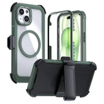 เคสโทรศัพท์อะคริลิกแบบครอบคลุมเต็มที่พร้อมคลิปหลังแม่เหล็ก สำหรับ iPhone 16 Plus, สำหรับ iPhone 16, สำหรับ iPhone 15 Pro Max, สำหรับ iPhone 15 Pro, สำหรับ iPhone 15 Plus / 14 Plus, สำหรับ iPhone 15