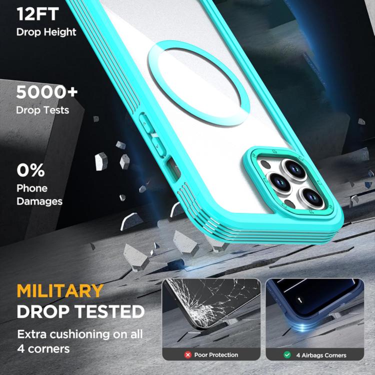เคสโทรศัพท์อะคริลิกแบบครอบคลุมเต็มที่พร้อมคลิปหลังแม่เหล็ก สำหรับ iPhone 12 Pro Max