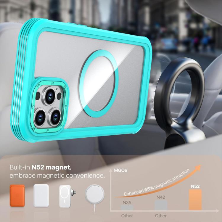 เคสโทรศัพท์อะคริลิกแบบครอบคลุมเต็มที่พร้อมคลิปหลังแม่เหล็ก สำหรับ iPhone 12 Pro Max