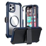 เคสโทรศัพท์อะคริลิกแบบครอบคลุมเต็มที่พร้อมคลิปหลังแม่เหล็ก สำหรับ iPhone 12 Pro Max