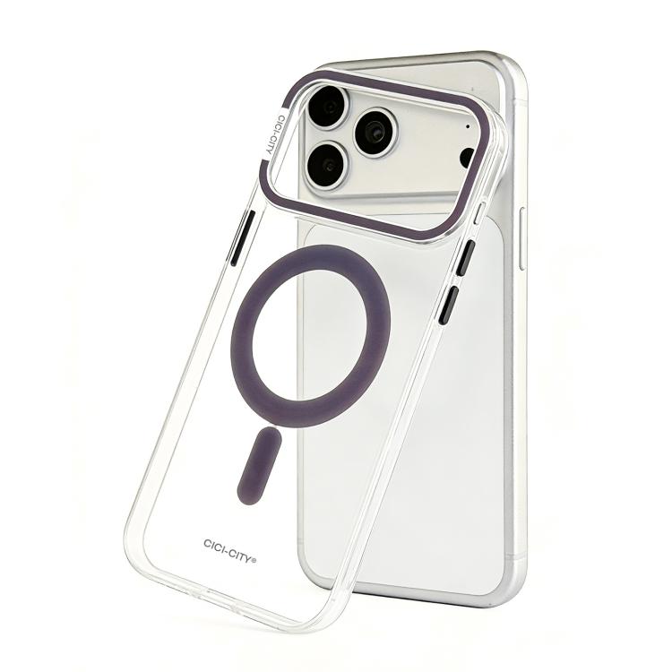เคสโทรศัพท์ IMD แบบใสแม่เหล็ก CICI-CITY ที่สามารถซ่อมแซมตัวเองได้ สำหรับ iPhone 17 Pro Max, สำหรับ iPhone 17 Pro