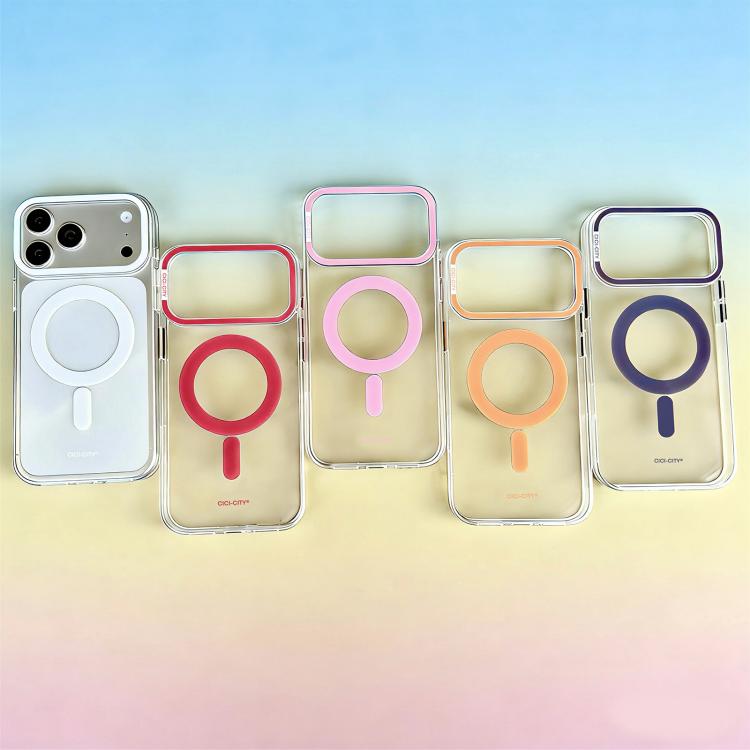 เคสโทรศัพท์ IMD แบบใสแม่เหล็ก CICI-CITY ที่สามารถซ่อมแซมตัวเองได้ สำหรับ iPhone 17 Pro Max, สำหรับ iPhone 17 Pro
