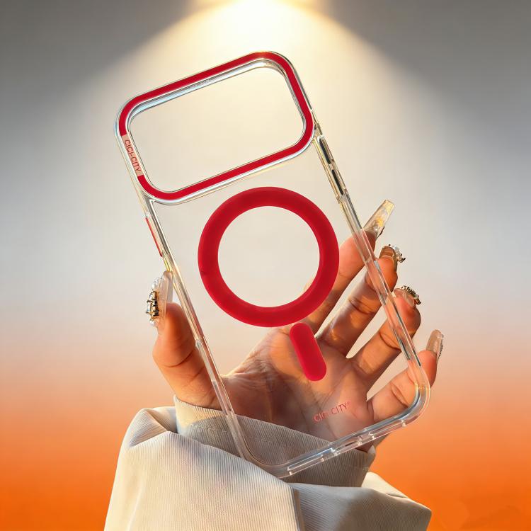 เคสโทรศัพท์ IMD แบบใสแม่เหล็ก CICI-CITY ที่สามารถซ่อมแซมตัวเองได้ สำหรับ iPhone 17 Pro Max, สำหรับ iPhone 17 Pro