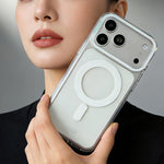 เคสโทรศัพท์ IMD แบบใสแม่เหล็ก CICI-CITY ที่สามารถซ่อมแซมตัวเองได้ สำหรับ iPhone 17 Pro Max, สำหรับ iPhone 17 Pro