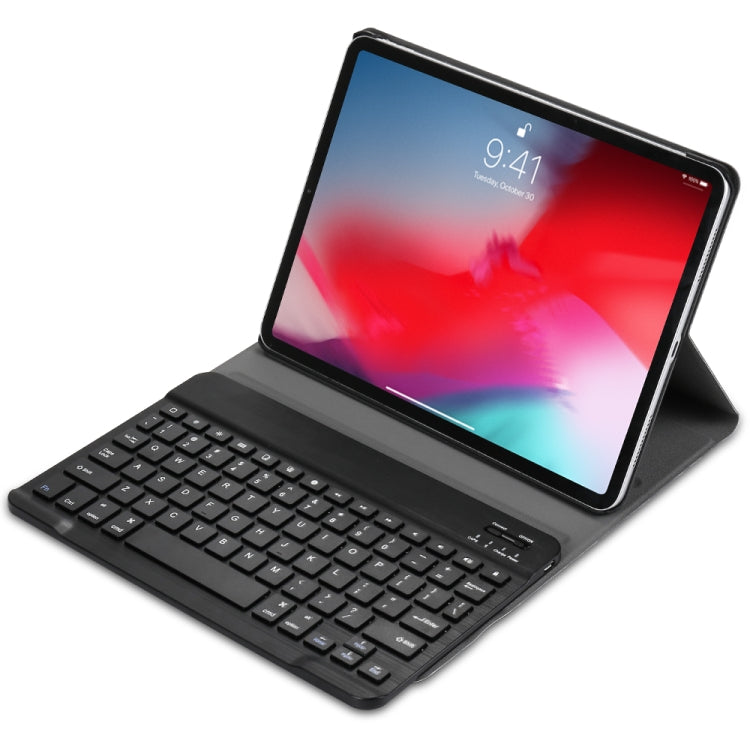 A098 เคสป้องกันคีย์บอร์ดบลูทูธ ABS บางพิเศษถอดได้ สำหรับ iPad Air 4 / Air 5 / Pro 11 นิ้ว 2022 / 2021 / 2020 / 2018 พร้อมขาตั้ง, A098