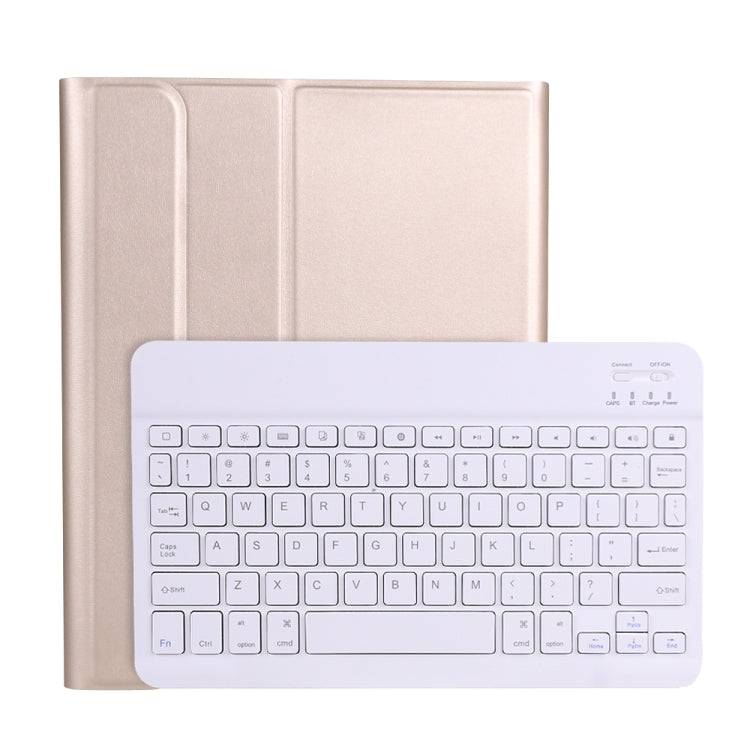 A098B เคสป้องกันคีย์บอร์ดบลูทูธ TPU บางพิเศษถอดได้ สำหรับ iPad Air 11 2024 / 2025 / Air 4 10.9 นิ้ว 2020 พร้อมขาตั้งและช่องใส่ปากกา, A098B