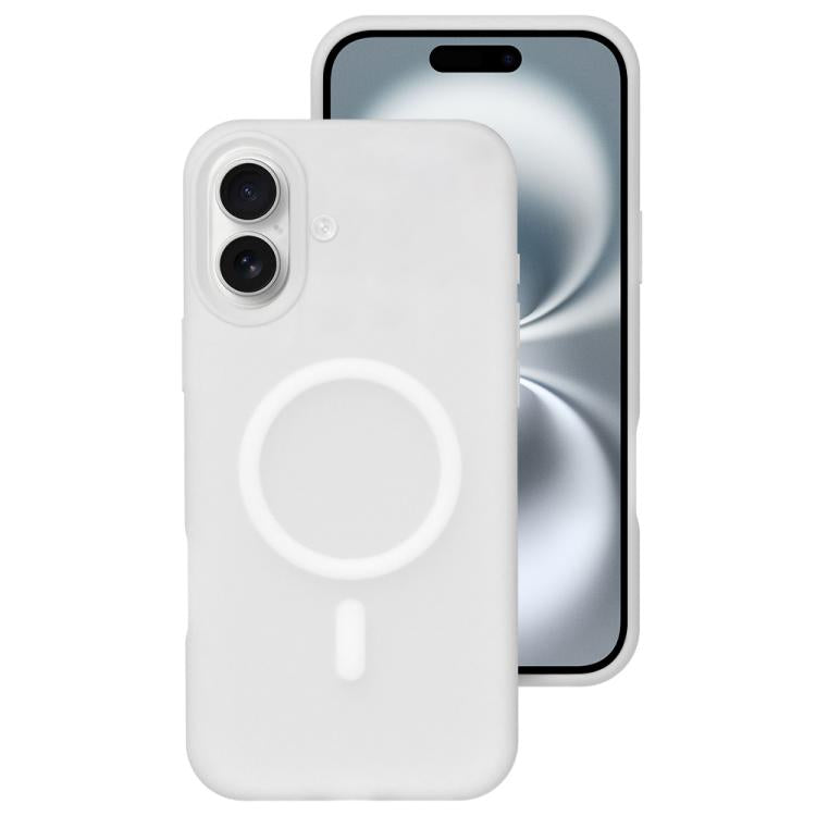 เคสโทรศัพท์ซิลิโคนเหลวแม่เหล็กสีใสใส่สบายผิว สำหรับ iPhone 16, สำหรับ iPhone 15 Pro Max, สำหรับ iPhone 15 Pro, สำหรับ iPhone 15