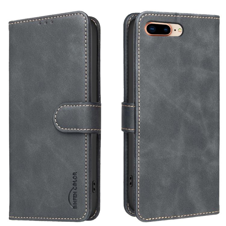 เคสโทรศัพท์หนังวีแกนลายผิวลูกวัวสีพื้นพร้อม RFID สำหรับ iPhone XS Max, สำหรับ iPhone 6 Plus/7 Plus/8 Plus, สำหรับ iPhone 6 / 7 / 8